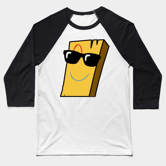 Cool Plank Baseball T-Shirt by LuisP96